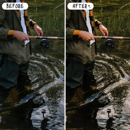 10 Fishing LIGHTROOM Presets Mobile & Desktop
