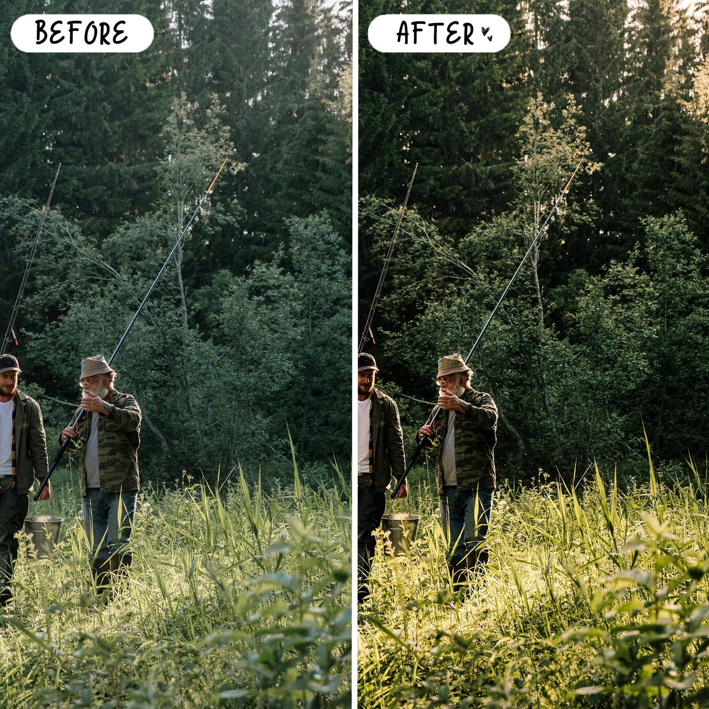 10 Fishing LIGHTROOM Presets Mobile & Desktop