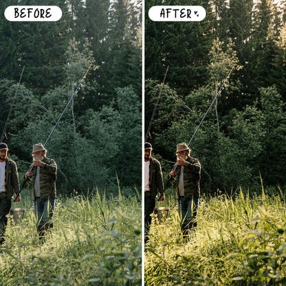 10 Fishing LIGHTROOM Presets Mobile & Desktop