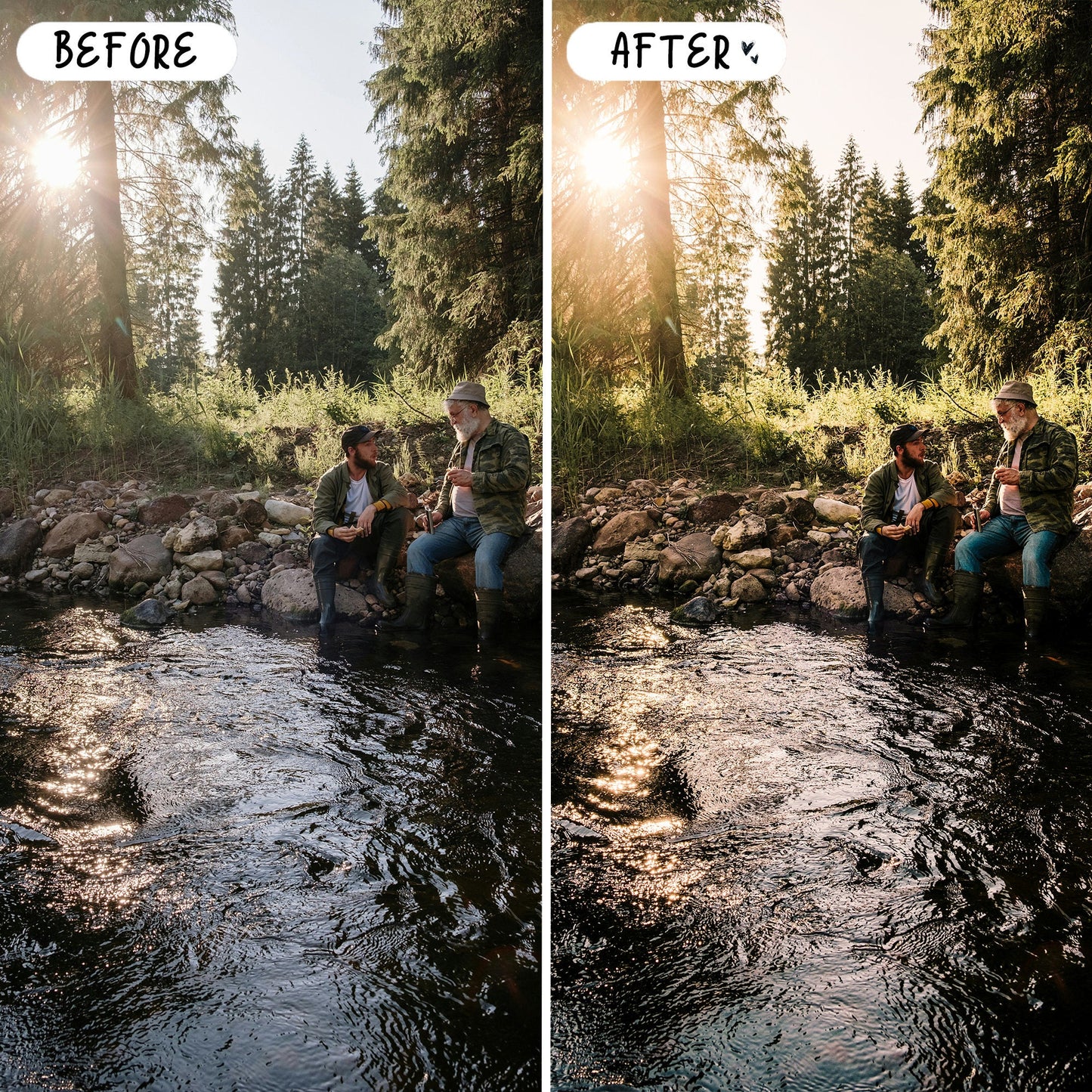 10 Fishing LIGHTROOM Presets Mobile & Desktop