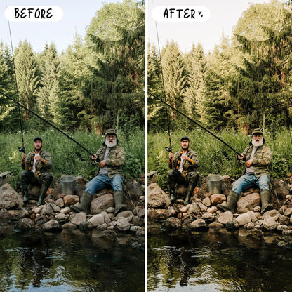 10 Fishing LIGHTROOM Presets Mobile & Desktop