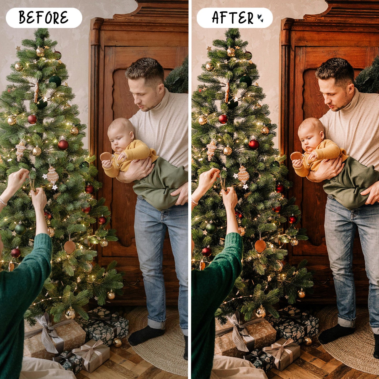 10 Holiday LIGHTROOM Presets Mobile & Desktop
