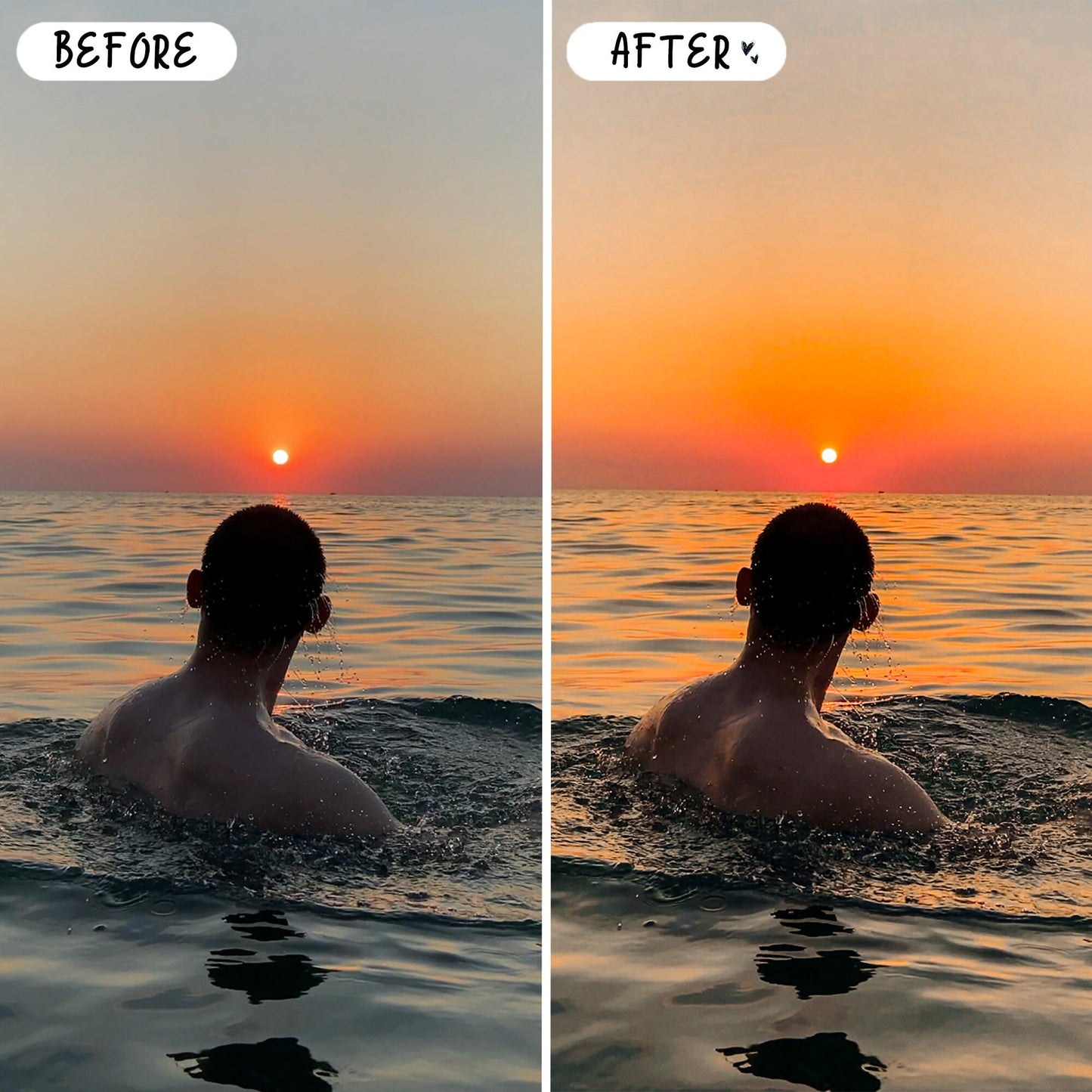 10 Sunset LIGHTROOM Presets Mobile & Desktop