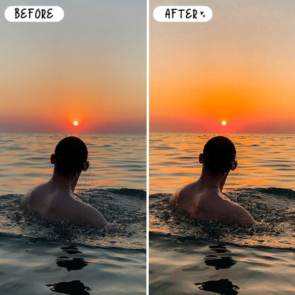 10 Sunset LIGHTROOM Presets Mobile & Desktop