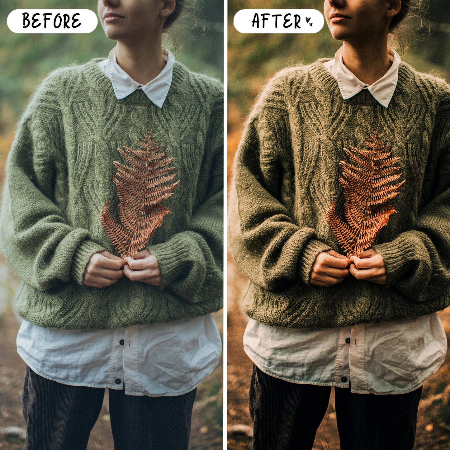 10 Moody Fall LIGHTROOM Presets Mobile & Desktop