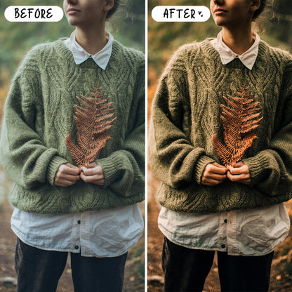 10 Moody Fall LIGHTROOM Presets Mobile & Desktop