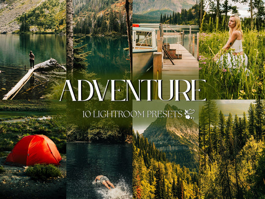 10 Adventure LIGHTROOM Presets Mobile & Desktop
