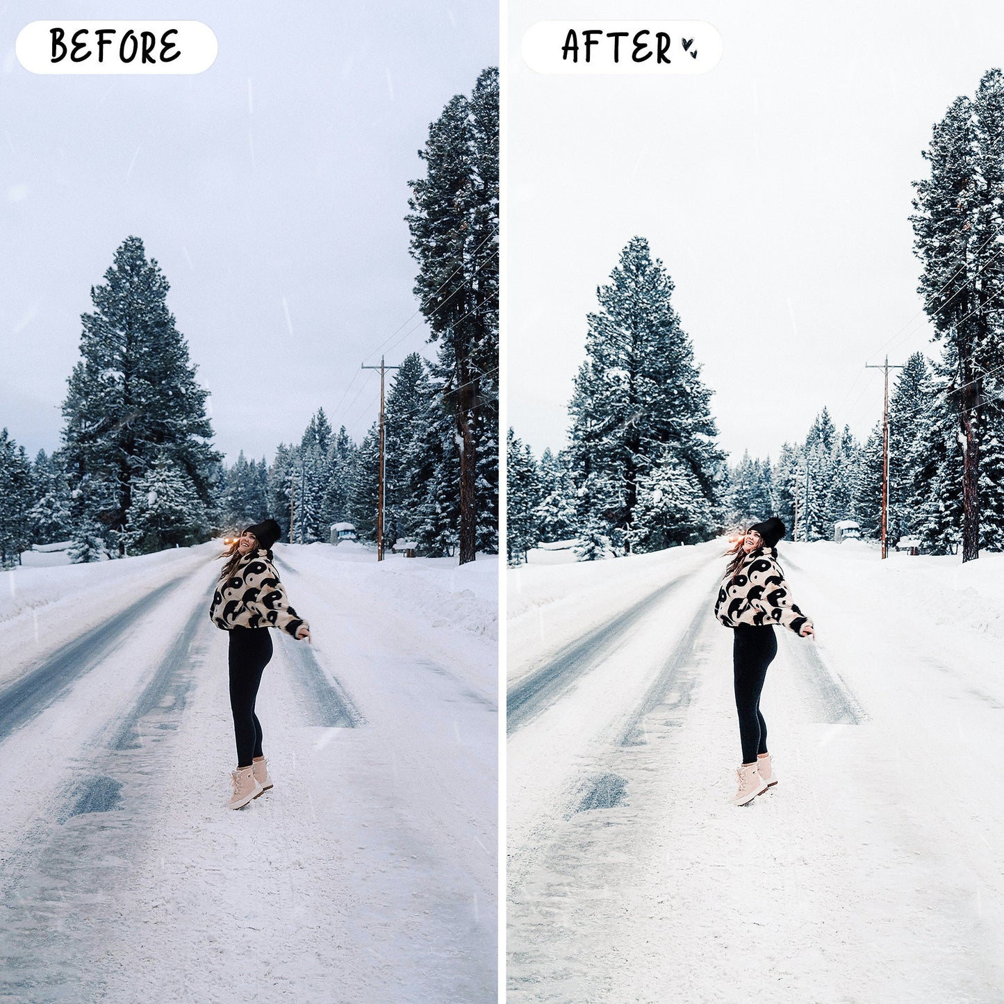 10 Snow LIGHTROOM Presets Mobile & Desktop