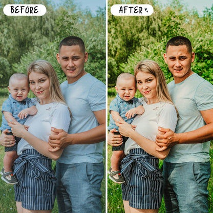 10 Family LIGHTROOM Presets Mobile & Desktop