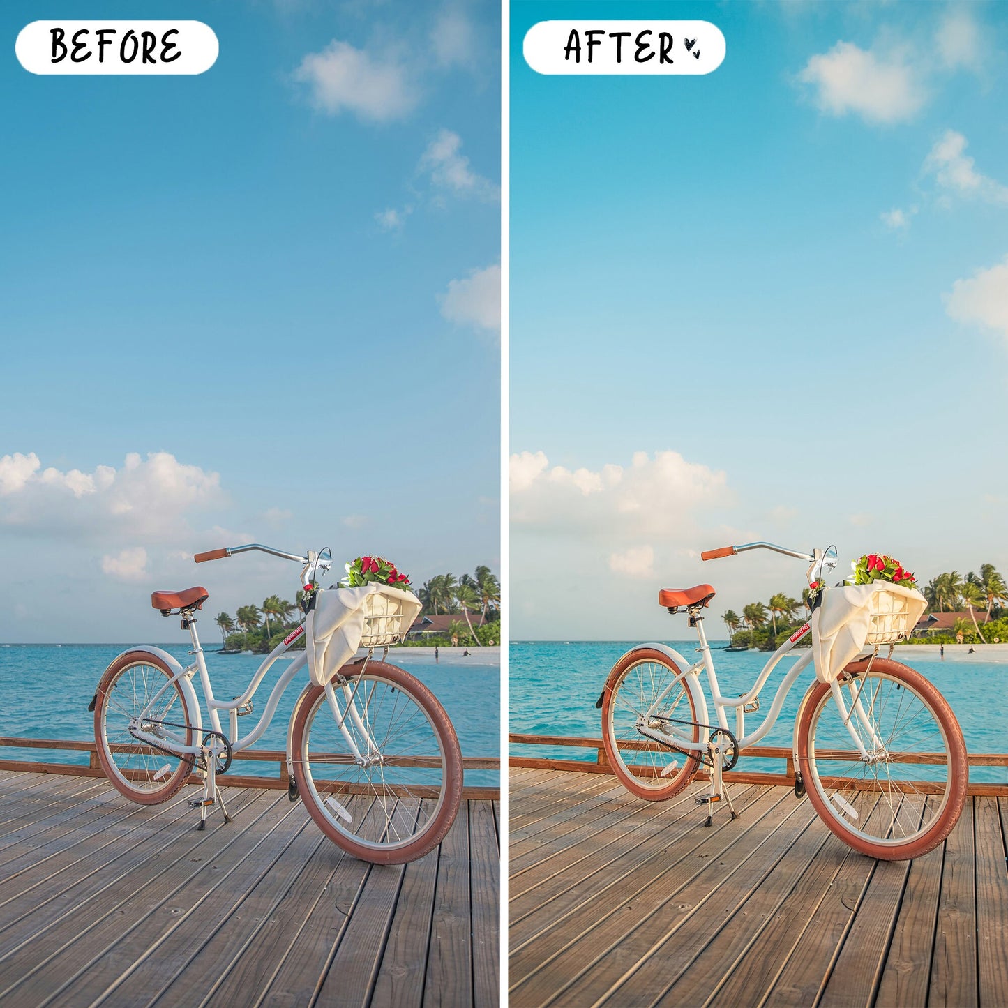 10 Maldives LIGHTROOM Presets Mobile & Desktop