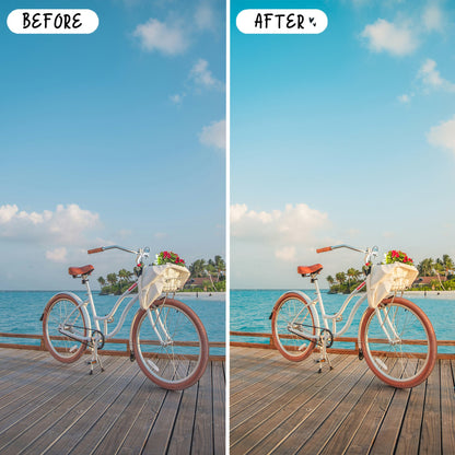 10 Maldives LIGHTROOM Presets Mobile & Desktop