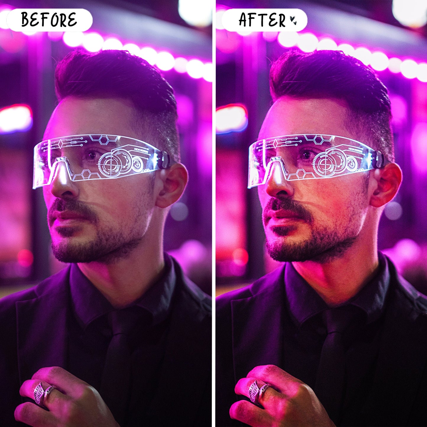 10 Neon LIGHTROOM Presets Mobile & Desktop