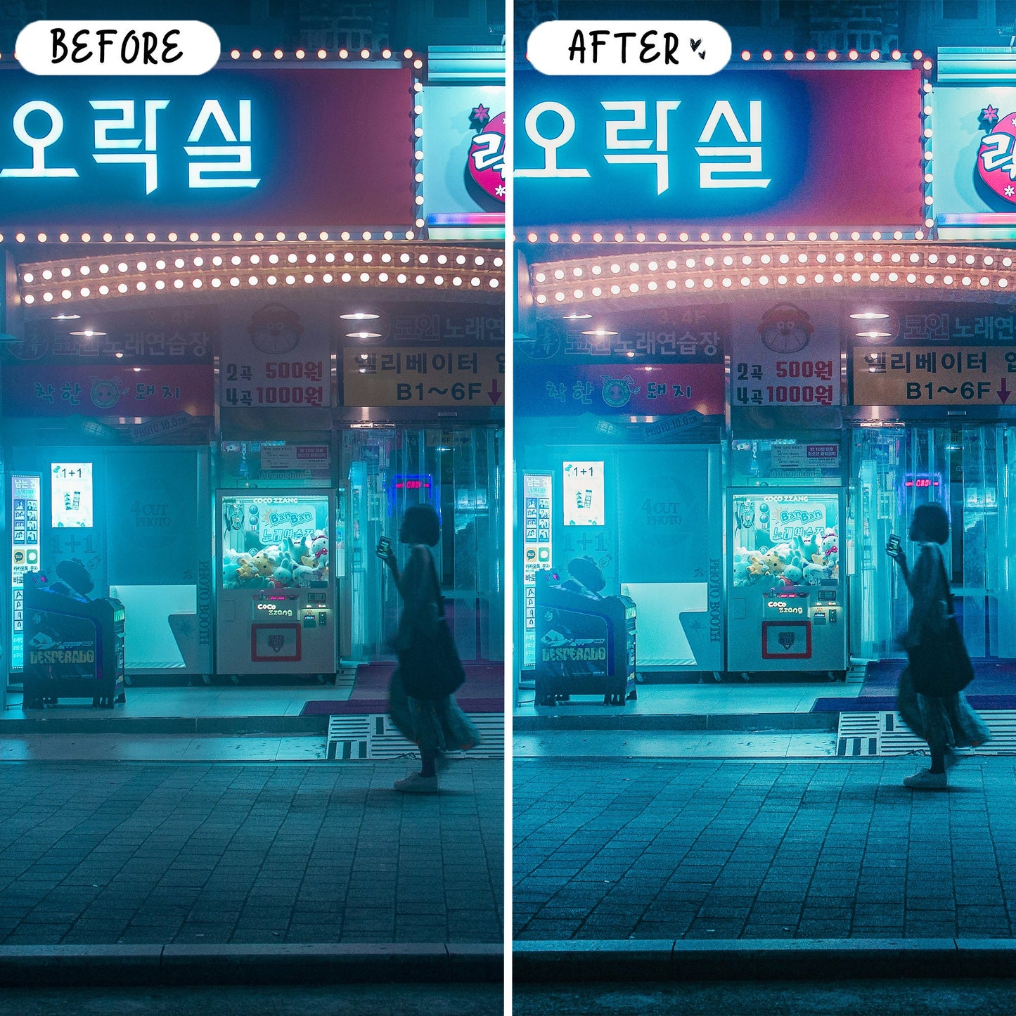 10 Neon LIGHTROOM Presets Mobile & Desktop