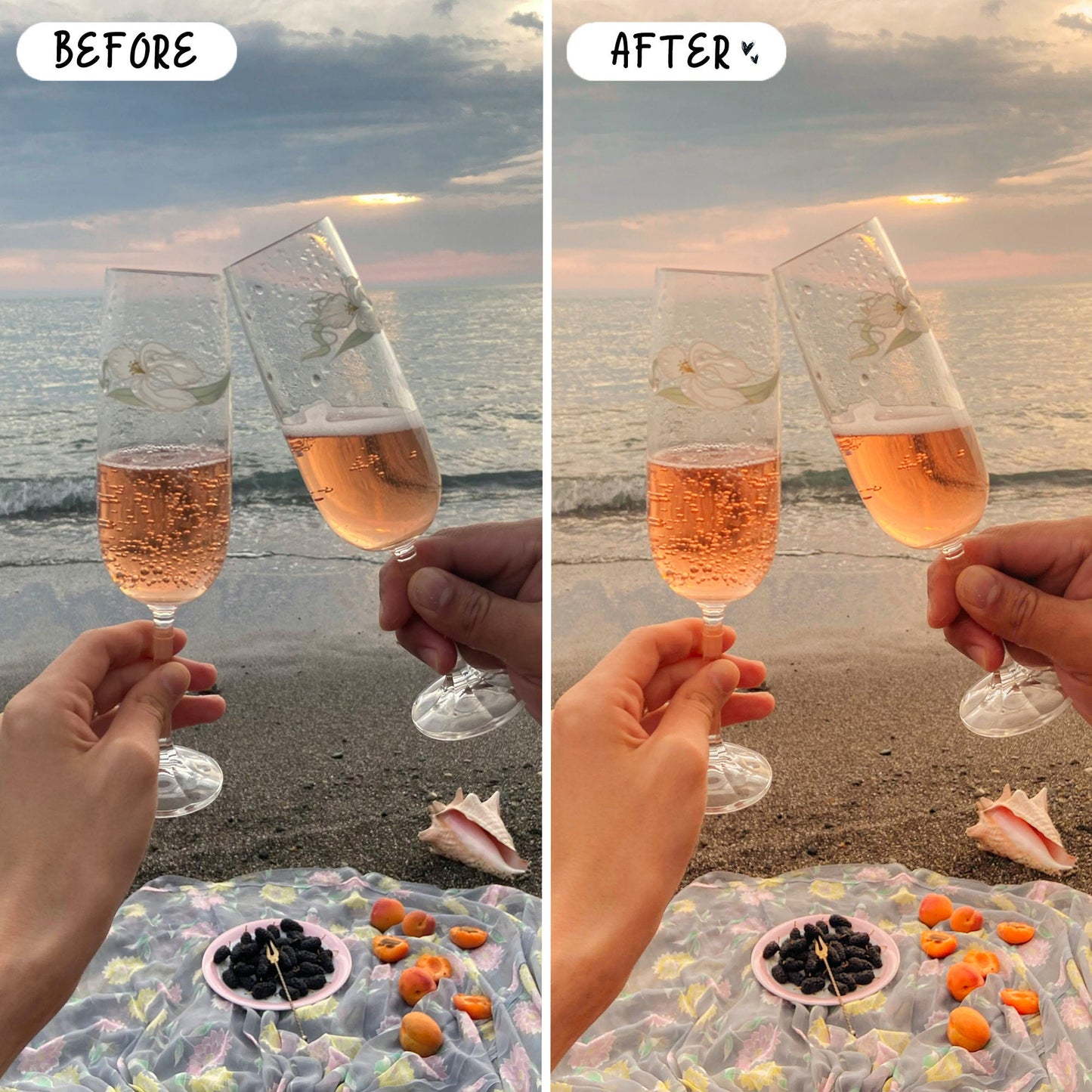 10 Sunset LIGHTROOM Presets Mobile & Desktop