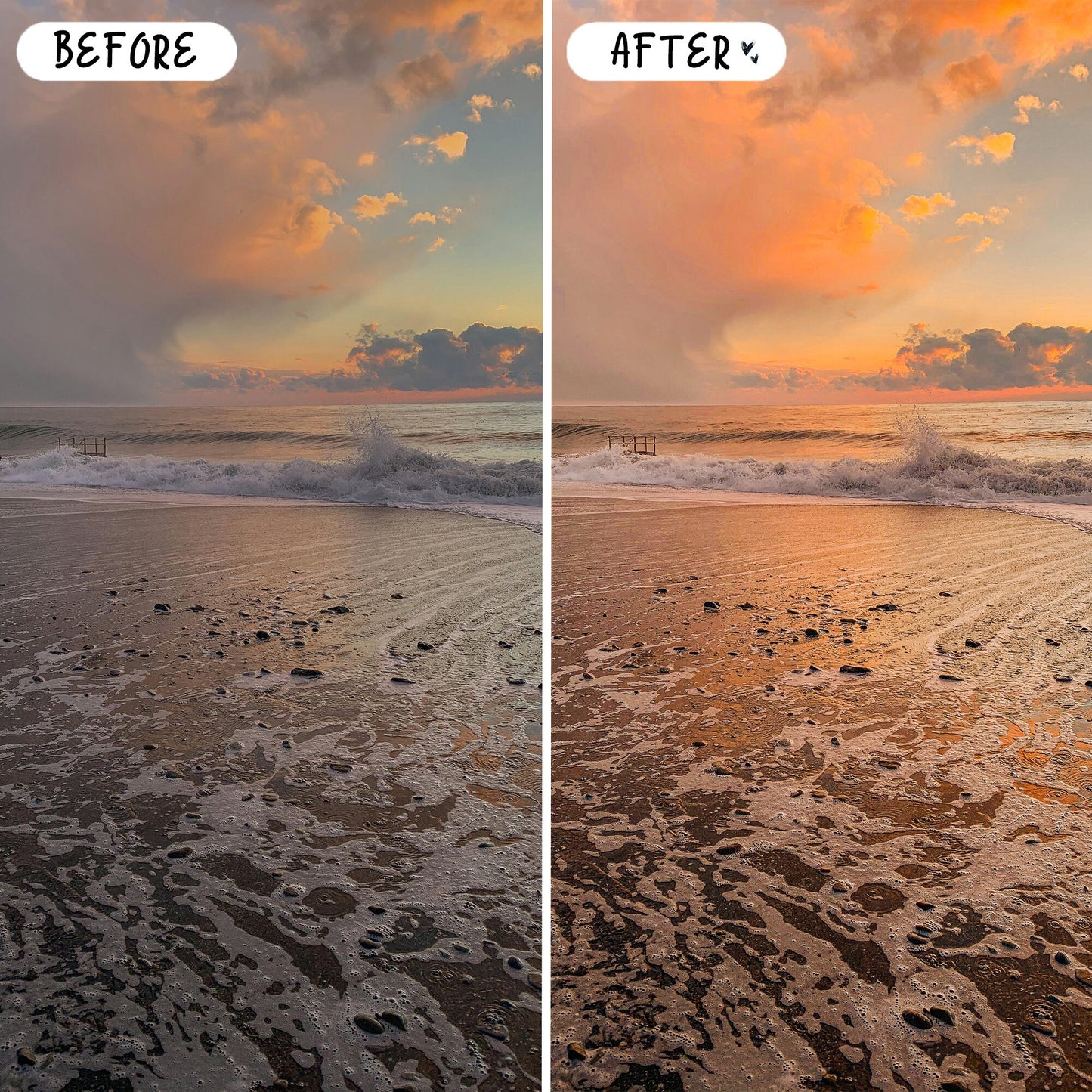 10 Sunset LIGHTROOM Presets Mobile & Desktop