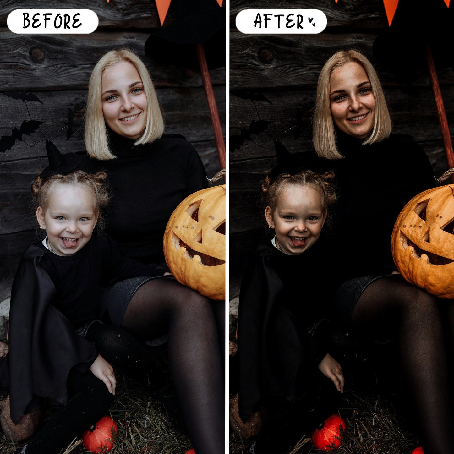10 Halloween LIGHTROOM Presets Mobile & Desktop