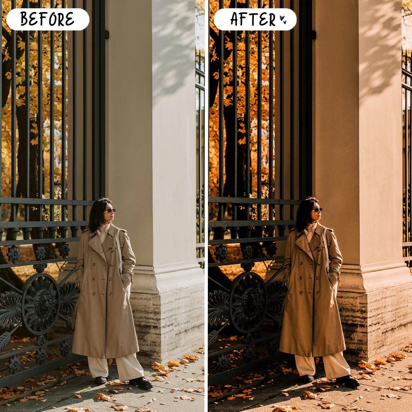 10 Moody Fall LIGHTROOM Presets Mobile & Desktop
