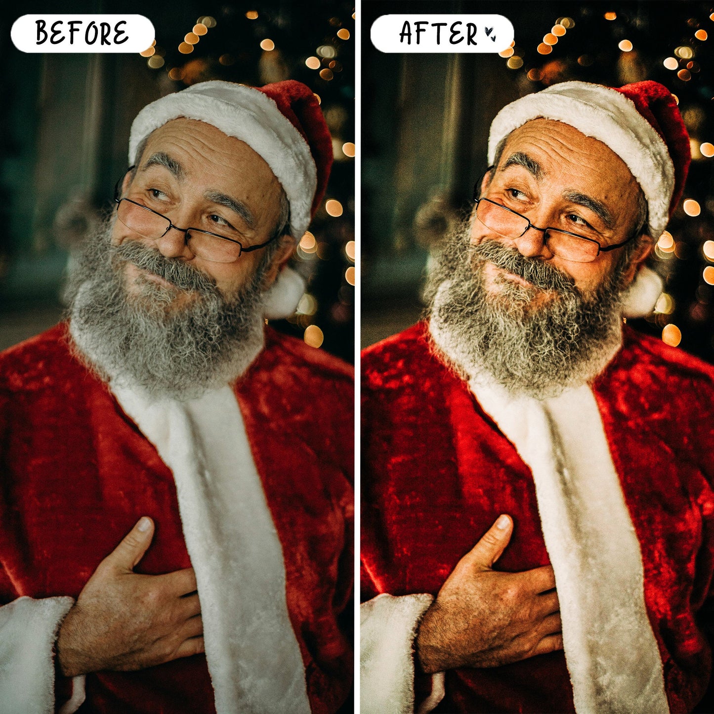 10 Mistletoe LIGHTROOM Presets Mobile & Desktop