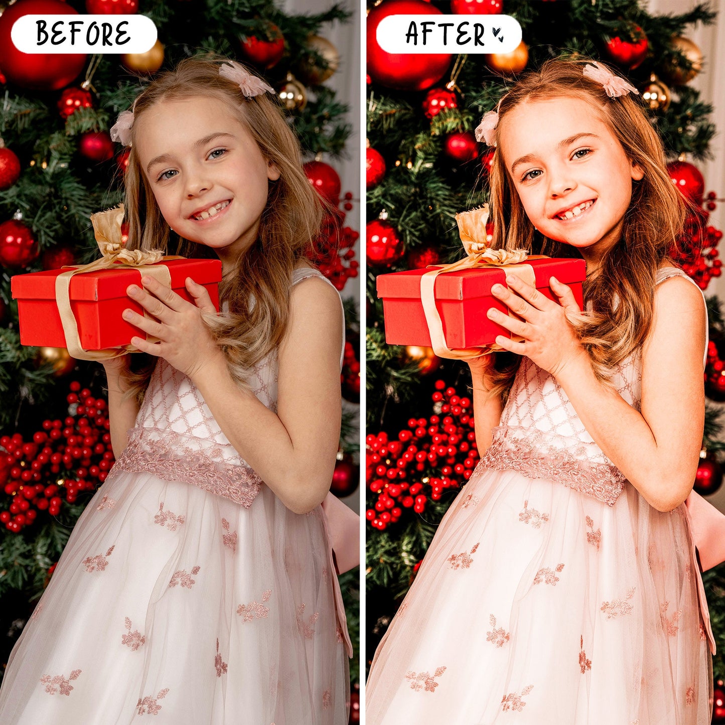 10 Mistletoe LIGHTROOM Presets Mobile & Desktop