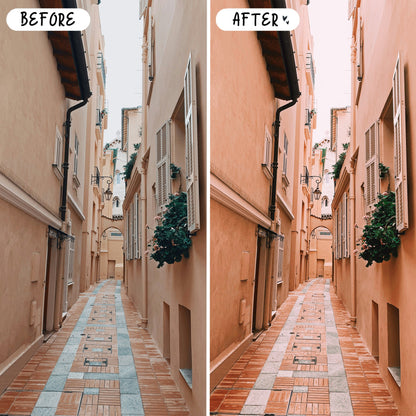 10 Peach LIGHTROOM Presets Mobile & Desktop