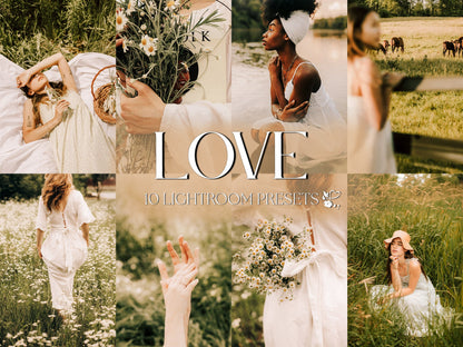 10 Romantic LIGHTROOM Presets Mobile & Desktop