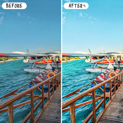 10 Maldives LIGHTROOM Presets Mobile & Desktop