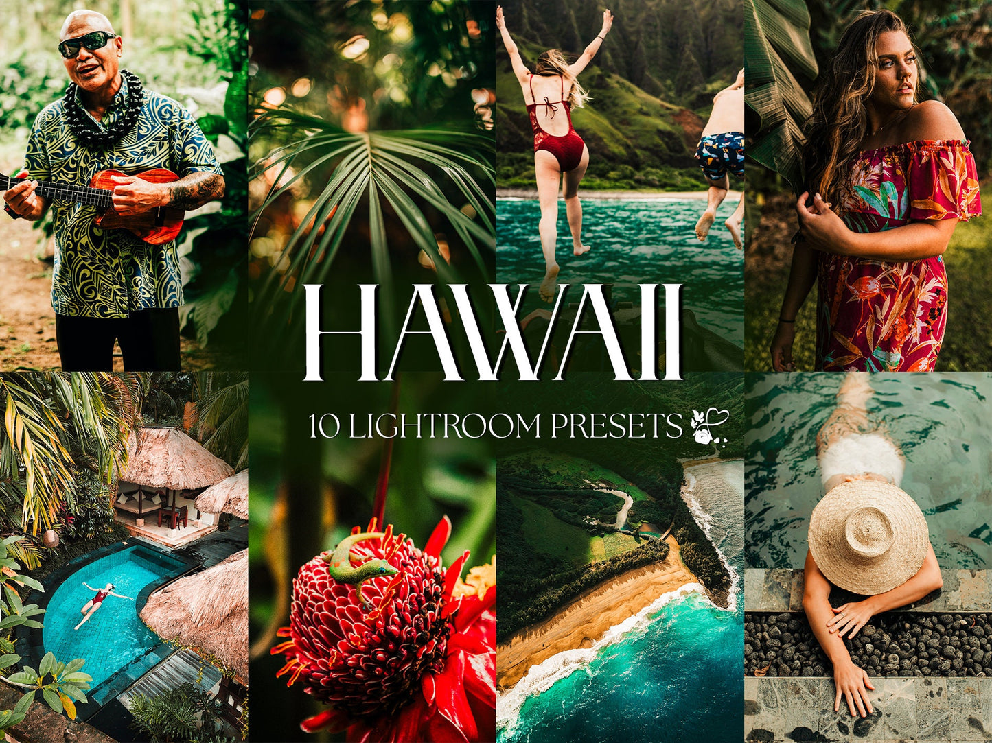 10 Hawaii LIGHTROOM Presets Mobile & Desktop