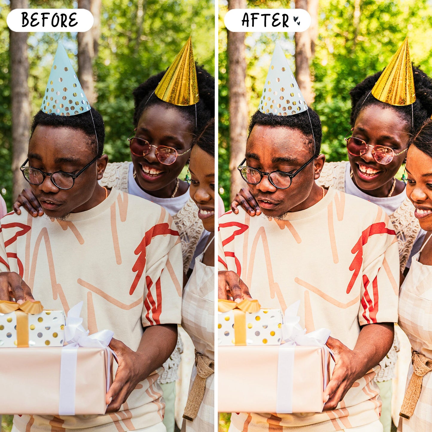 10 Party LIGHTROOM Presets Mobile & Desktop