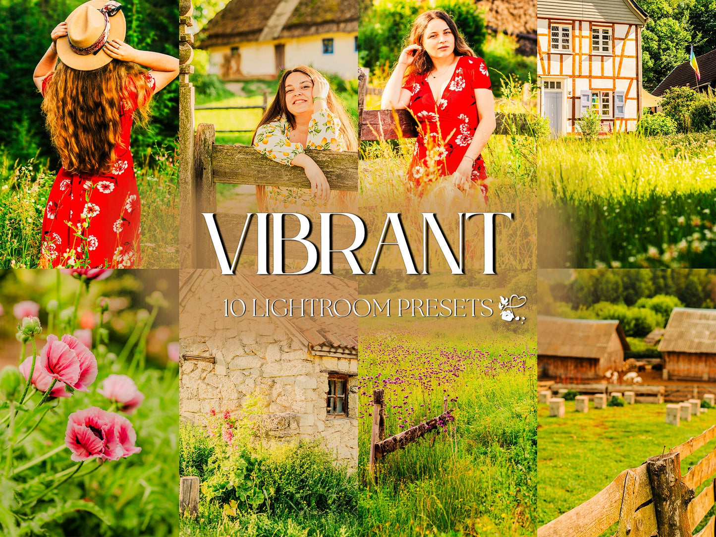 10 Vibrant LIGHTROOM Presets Mobile & Desktop