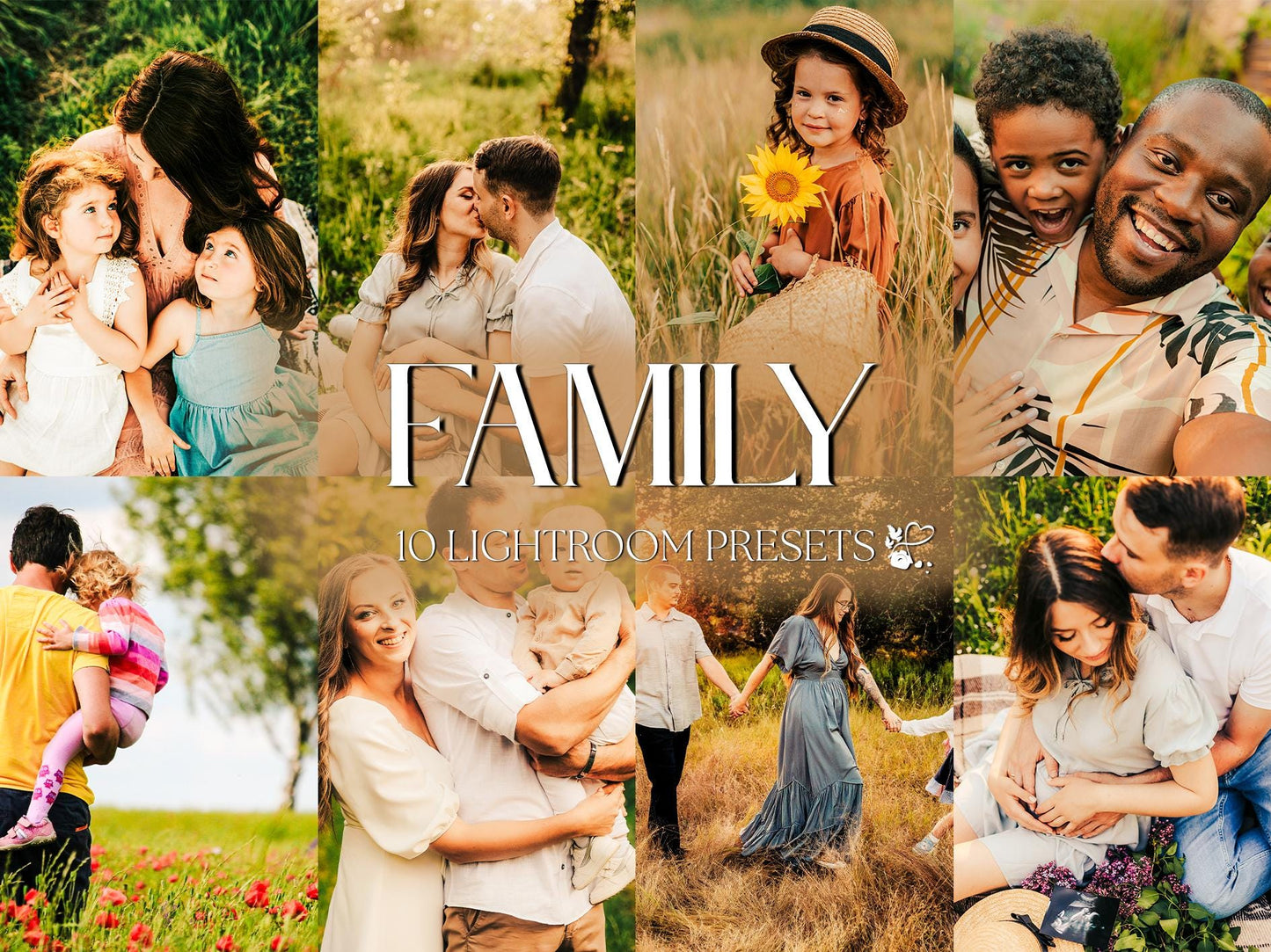 10 Family LIGHTROOM Presets Mobile & Desktop