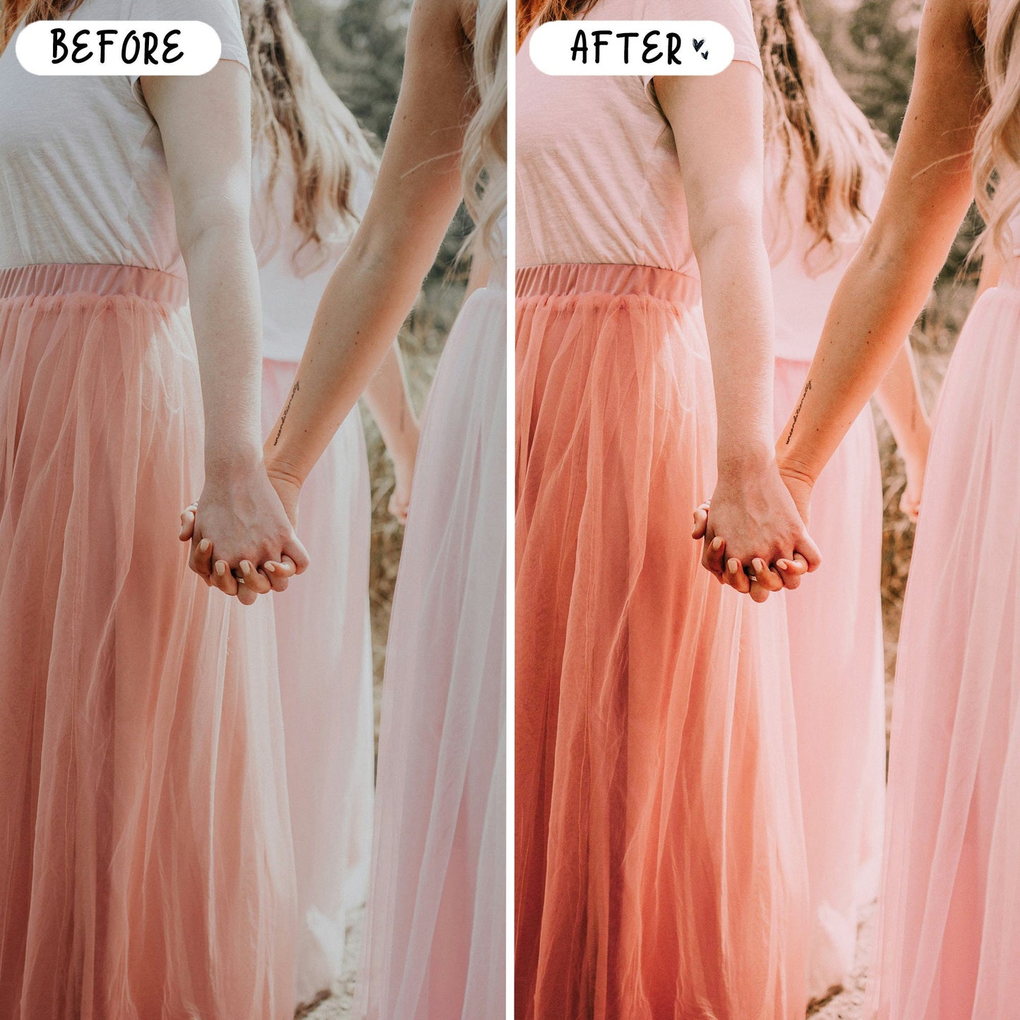 10 Peach LIGHTROOM Presets Mobile & Desktop