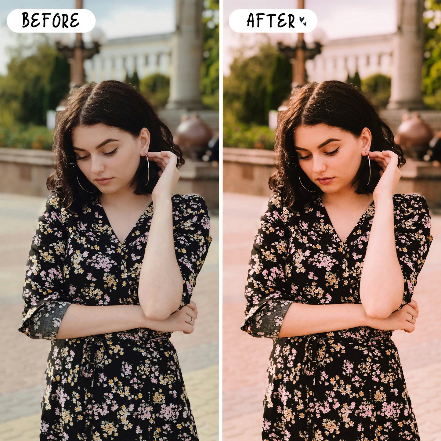 10 Peach LIGHTROOM Presets Mobile & Desktop