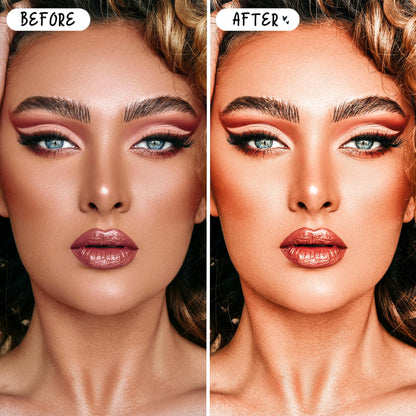 10 Selfie LIGHTROOM Presets Mobile & Desktop
