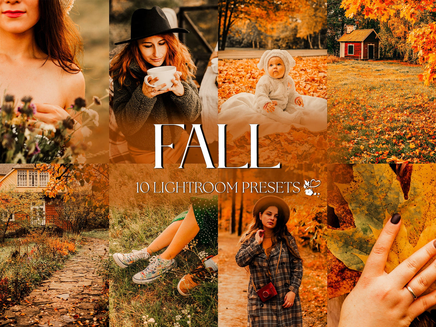10 Fall LIGHTROOM Presets Mobile & Desktop