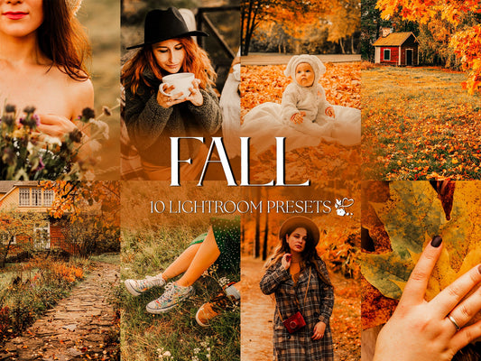 10 Fall LIGHTROOM Presets Mobile & Desktop