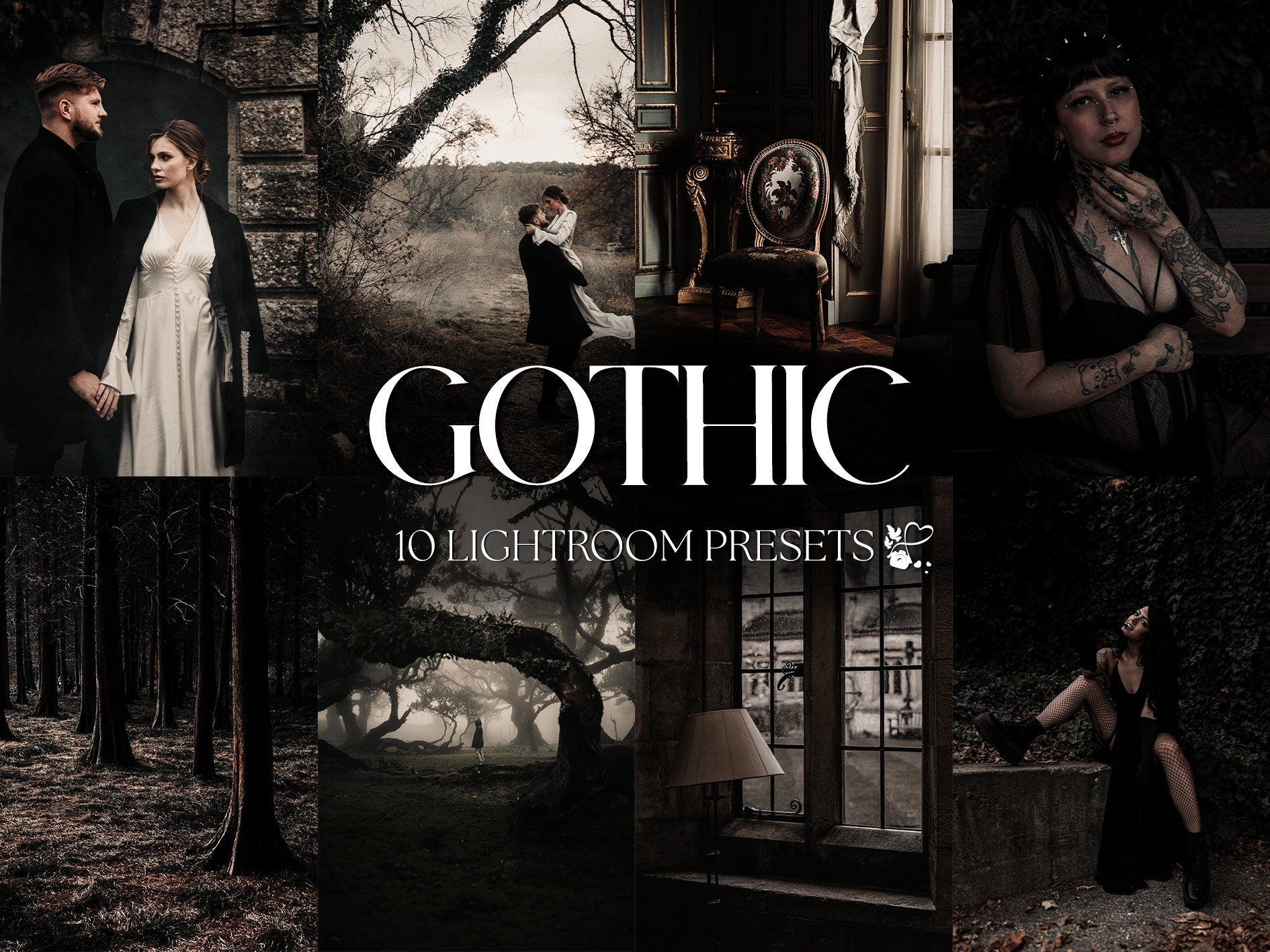 10 Gothic Lightroom Presets for Mobile & Desktop – ChazRBPhoto