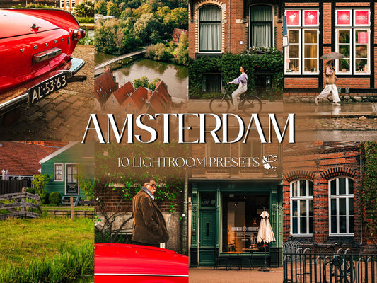 10 Amsterdam LIGHTROOM Presets Mobile & Desktop