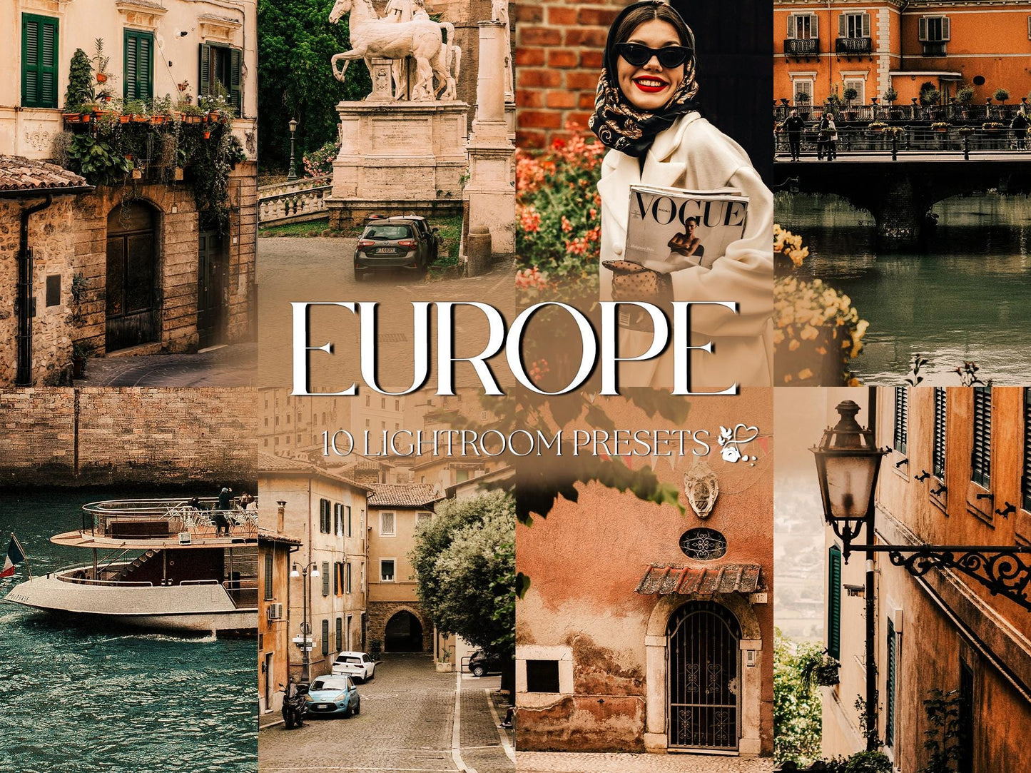 10 Europe LIGHTROOM Presets Mobile & Desktop
