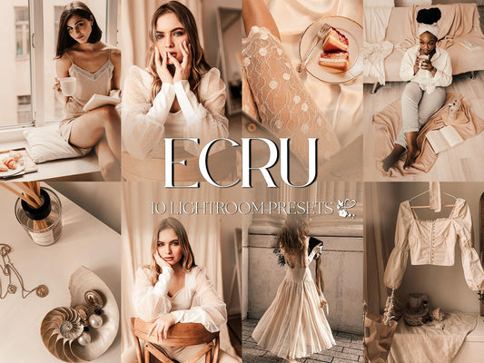 10 Ecru LIGHTROOM Presets Mobile & Desktop