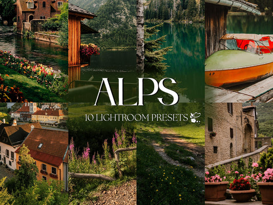 10 Mountain LIGHTROOM Presets Mobile & Desktop