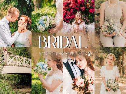 10 Bridal LIGHTROOM Presets Mobile & Desktop