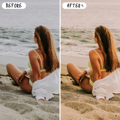 10 Suntan LIGHTROOM Presets Mobile & Desktop