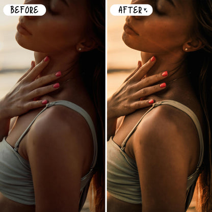 10 Suntan LIGHTROOM Presets Mobile & Desktop