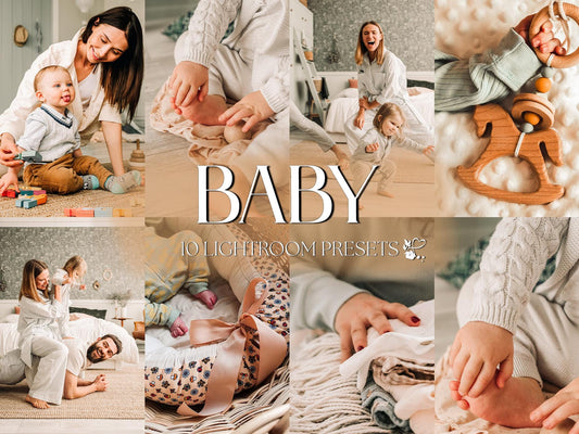 10 Baby LIGHTROOM Presets Mobile & Desktop