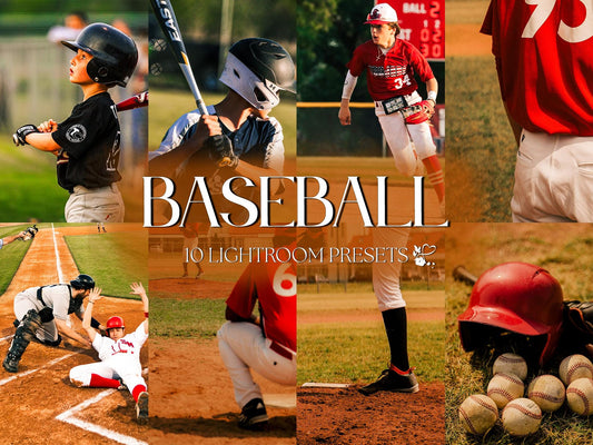 10 Baseball LIGHTROOM Presets Mobile & Desktop