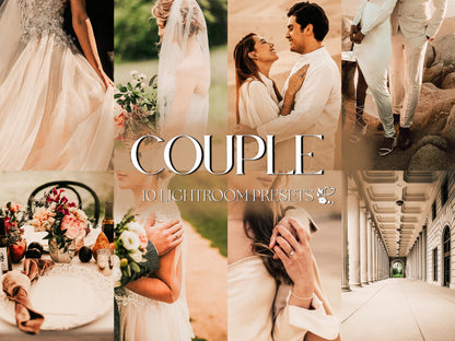 10 Couple LIGHTROOM Presets Mobile & Desktop
