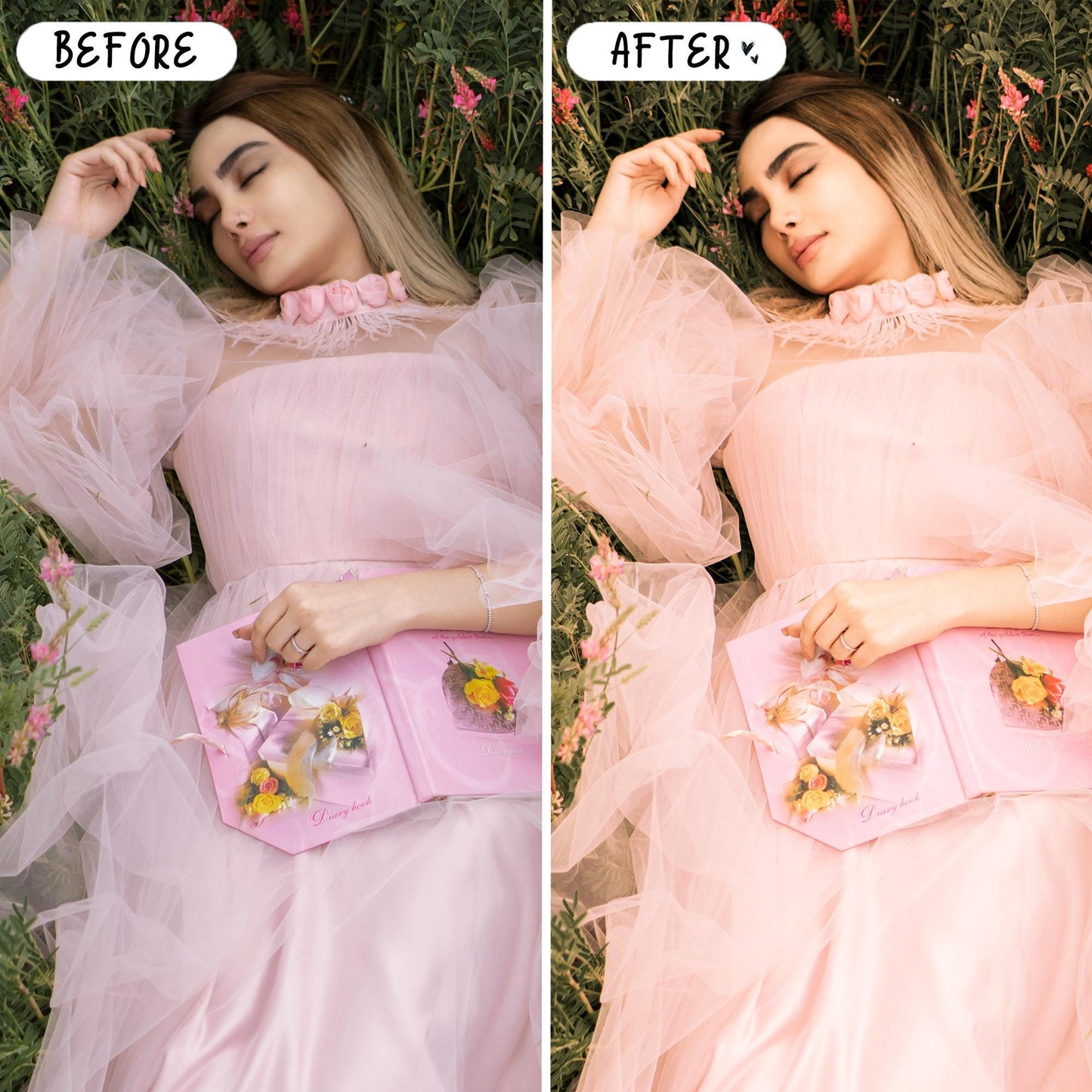 10 Rose LIGHTROOM Presets Mobile & Desktop