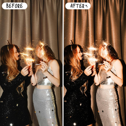 10 New Years LIGHTROOM Presets Mobile & Desktop