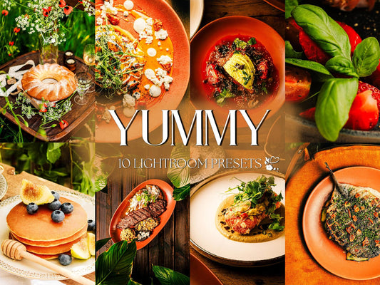 10 Food LIGHTROOM Presets Mobile & Desktop