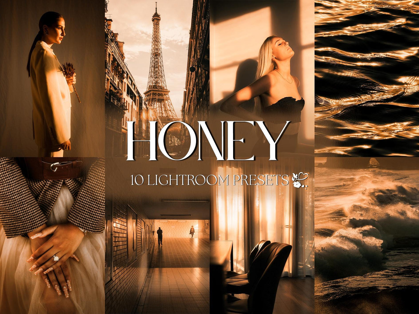 10 Honey LIGHTROOM Presets Mobile & Desktop